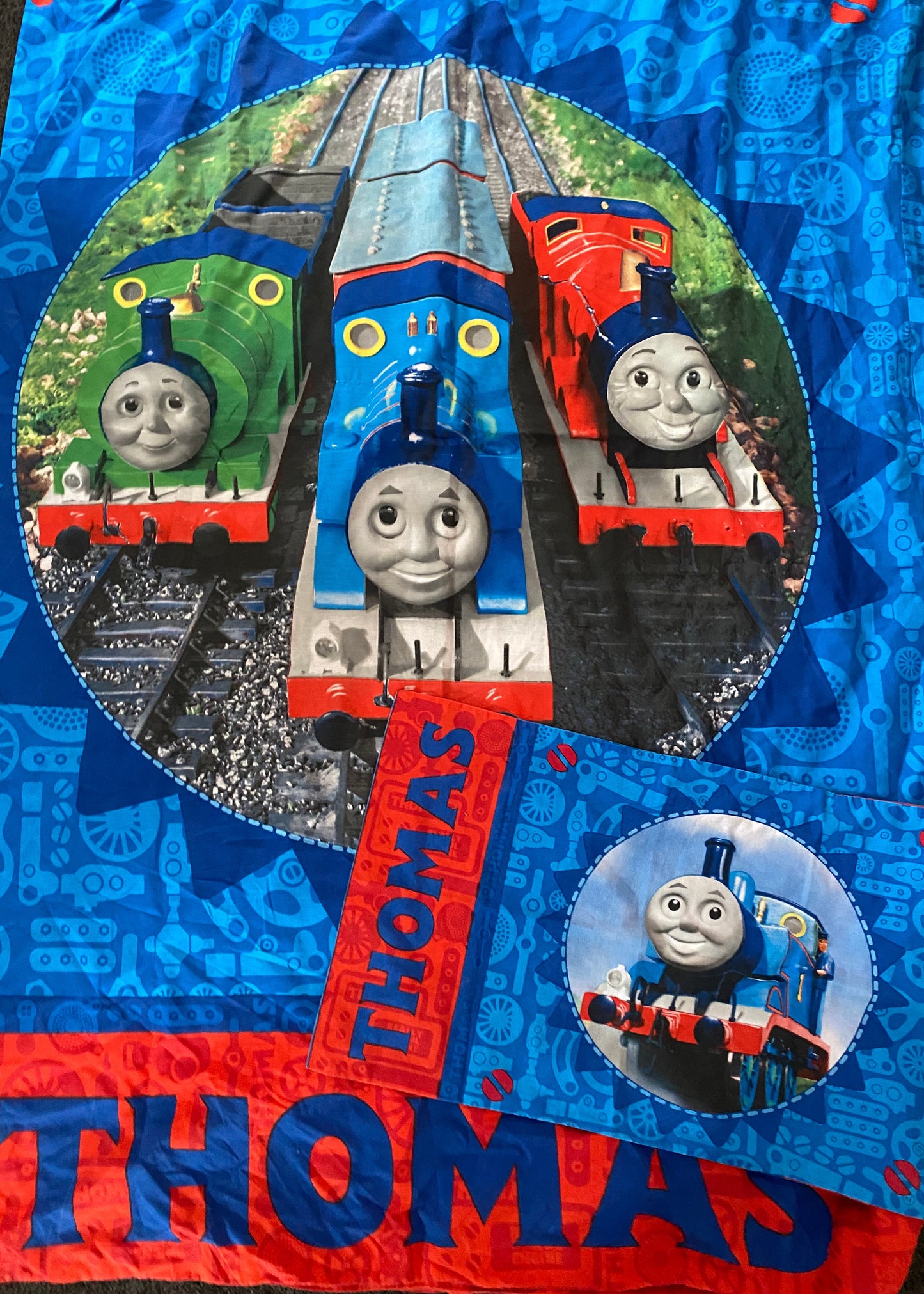 Vintage Thomas The Tank Engine Single Duvet Cover & Pillowcase
