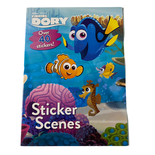 Finding Dory / Nemo Sticker Scenes Book (NEW)