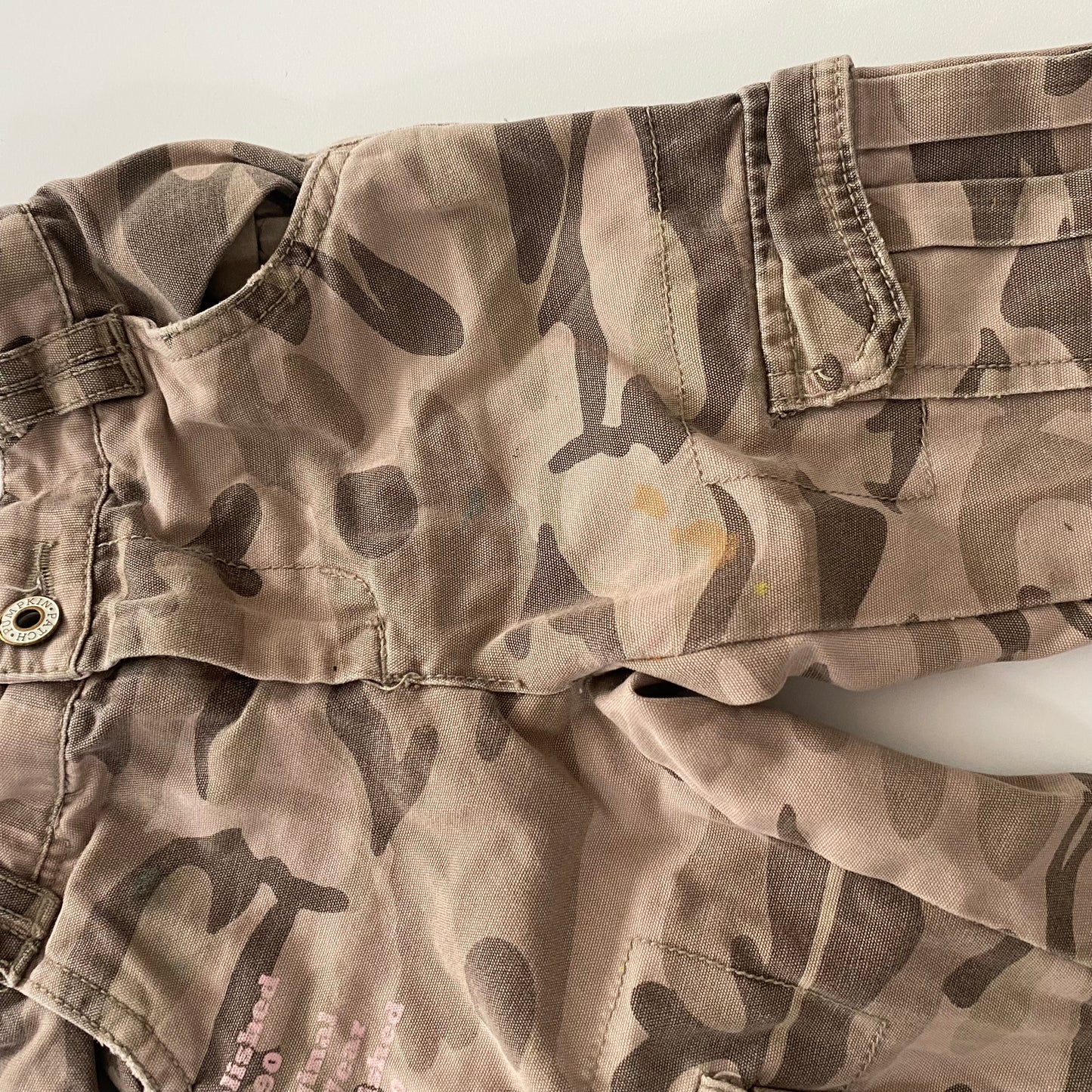 Y2K Pumpkin Patch Camo Pants - Size 3