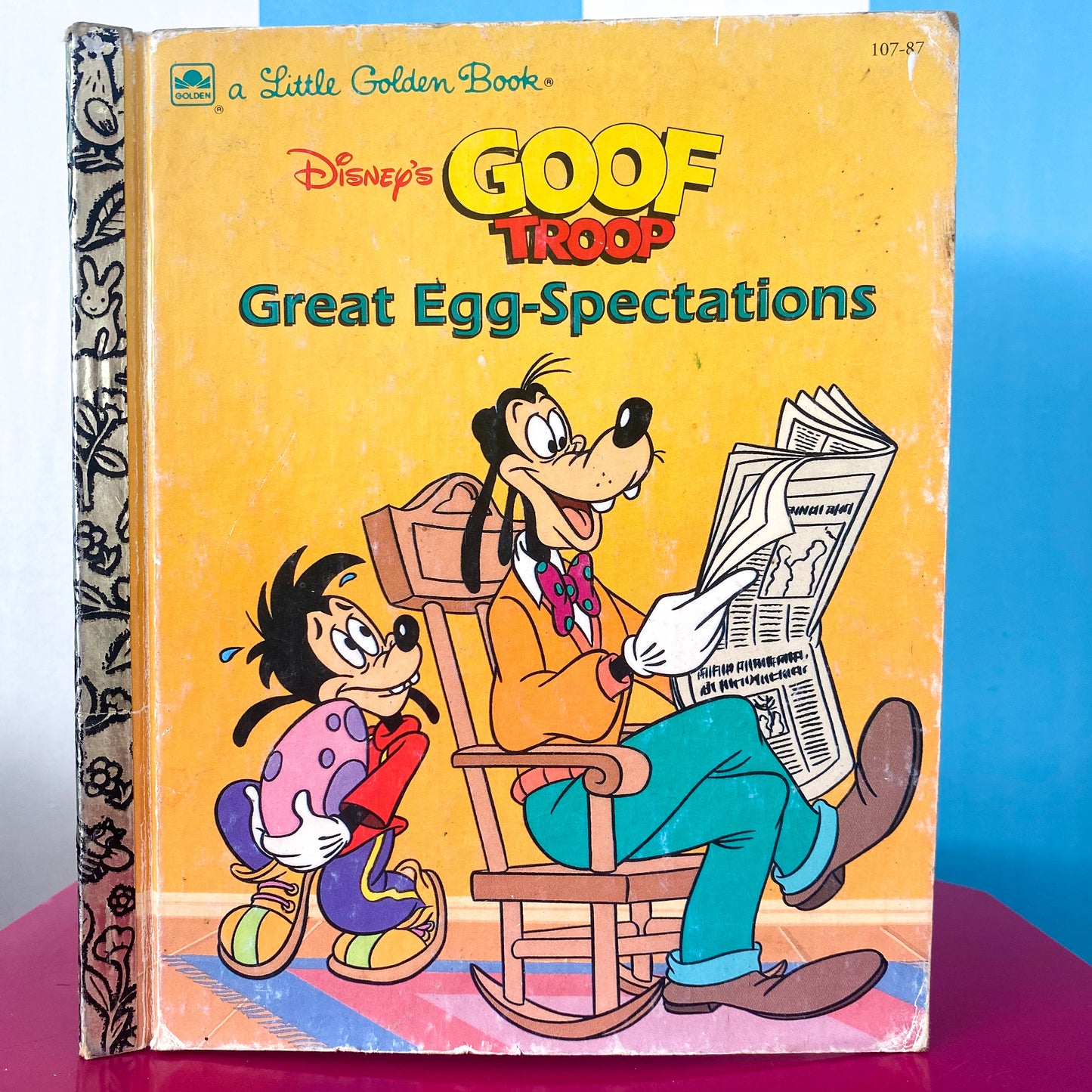 Disney Goof Troop Great Egg-Spectations Little Golden Book