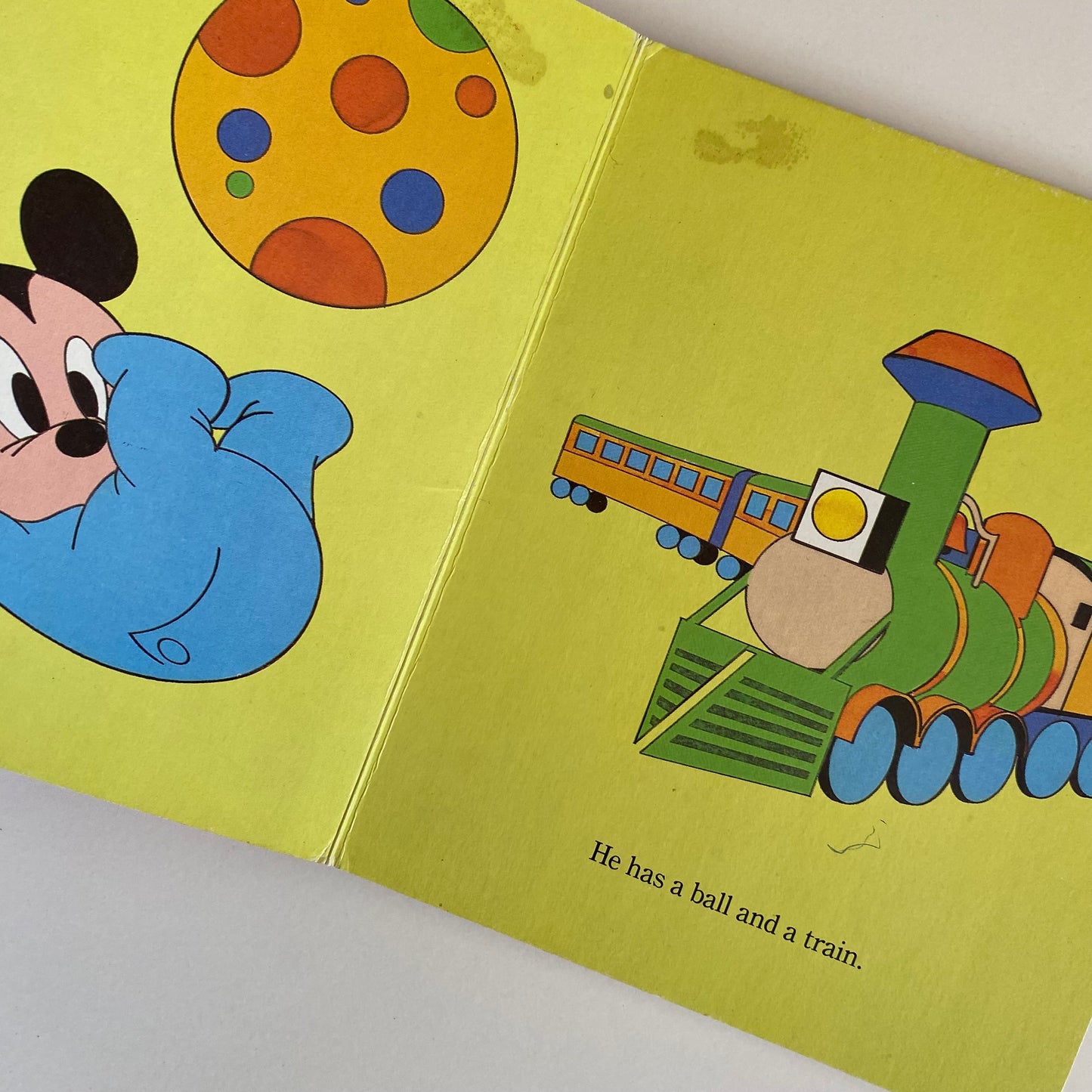 Book - Vintage Baby Mickey’s Toys