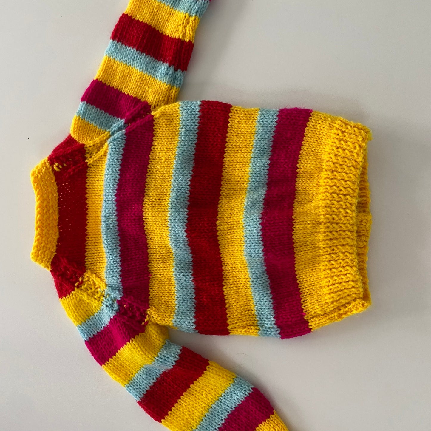 Handmade Knit Cardigan - Size 6-12M