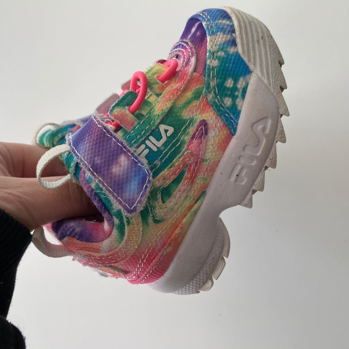 Fila Disruptor II Tie Dye Sneakers - Size 4 Infant