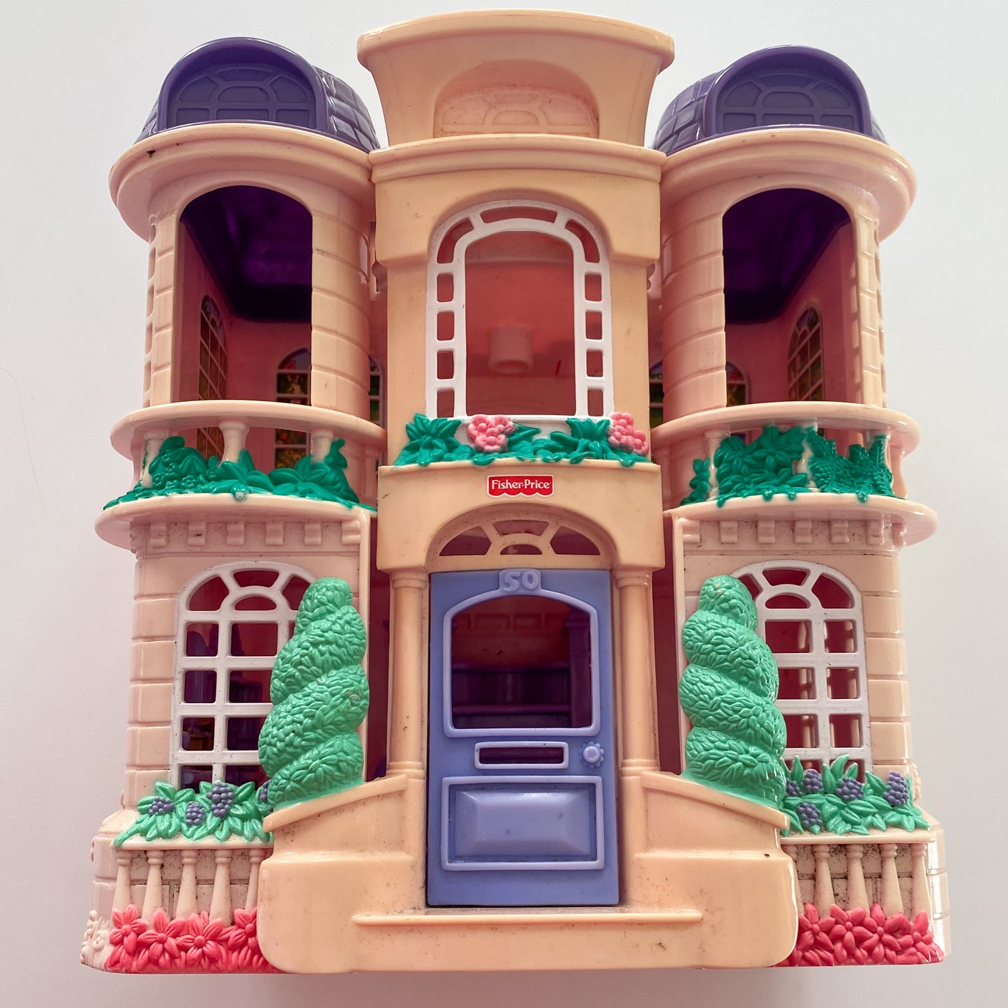 Vintage 2001 Fisher-Price Loving Family Sweet Streets Townhouse Mansion