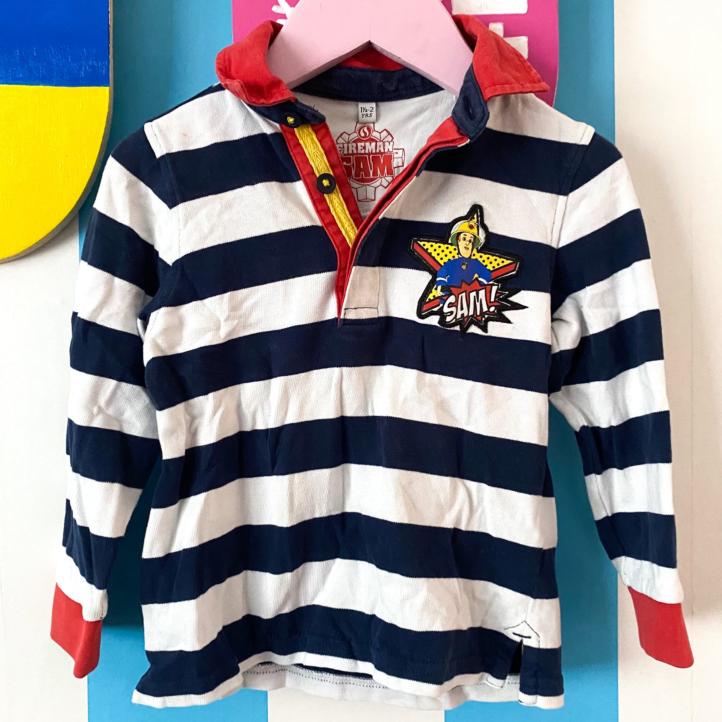 Fireman Sam Long Sleeve Top - Size 1-2Y