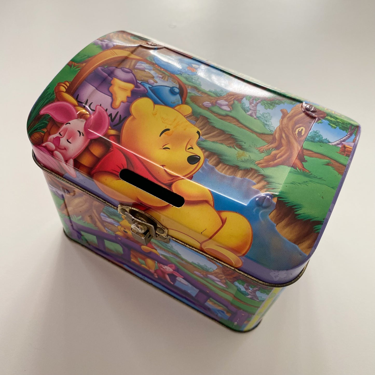 Vintage Disney Winnie The Pooh Money Tin