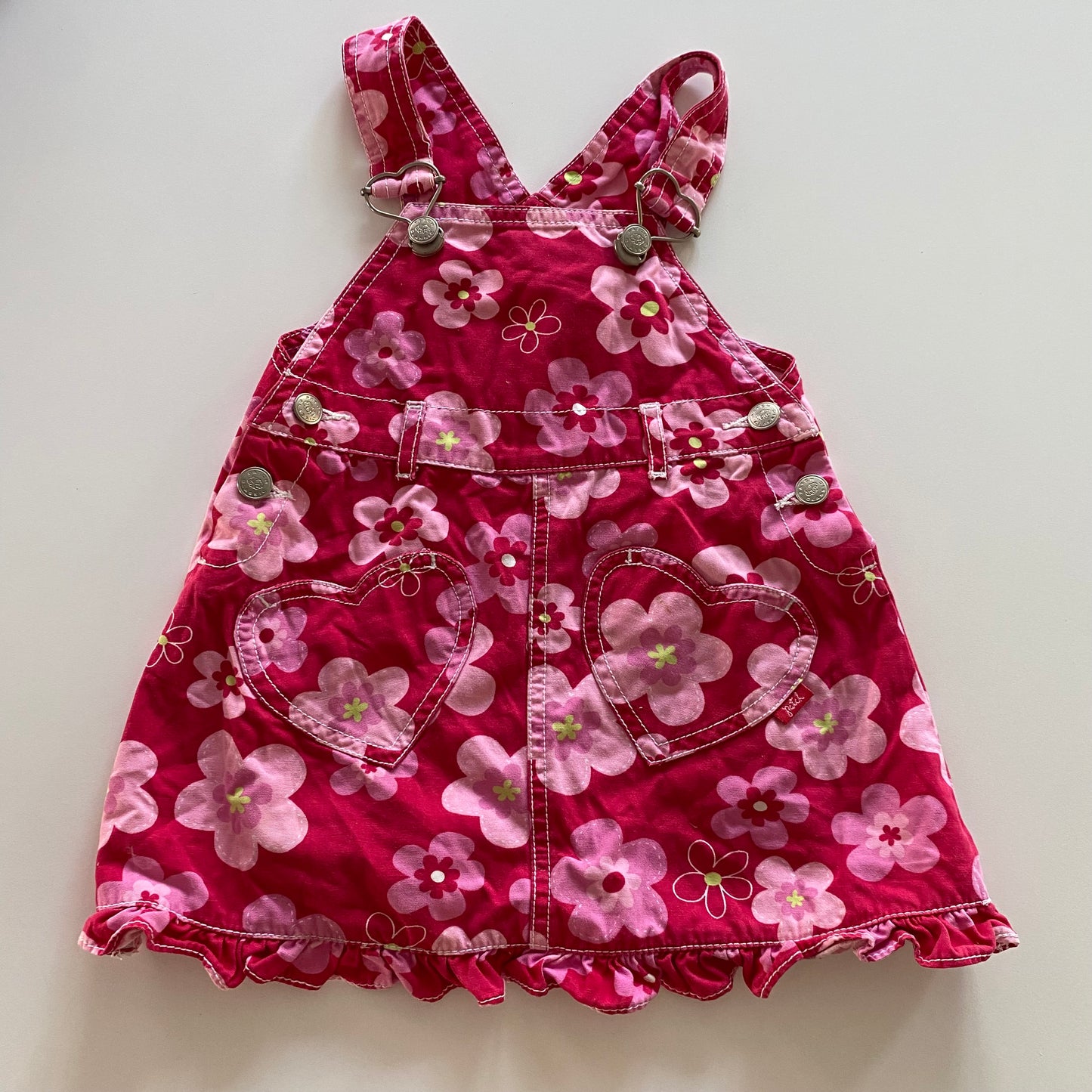 Y2K Pumpkin Patch Pinafore Dress - Size 1