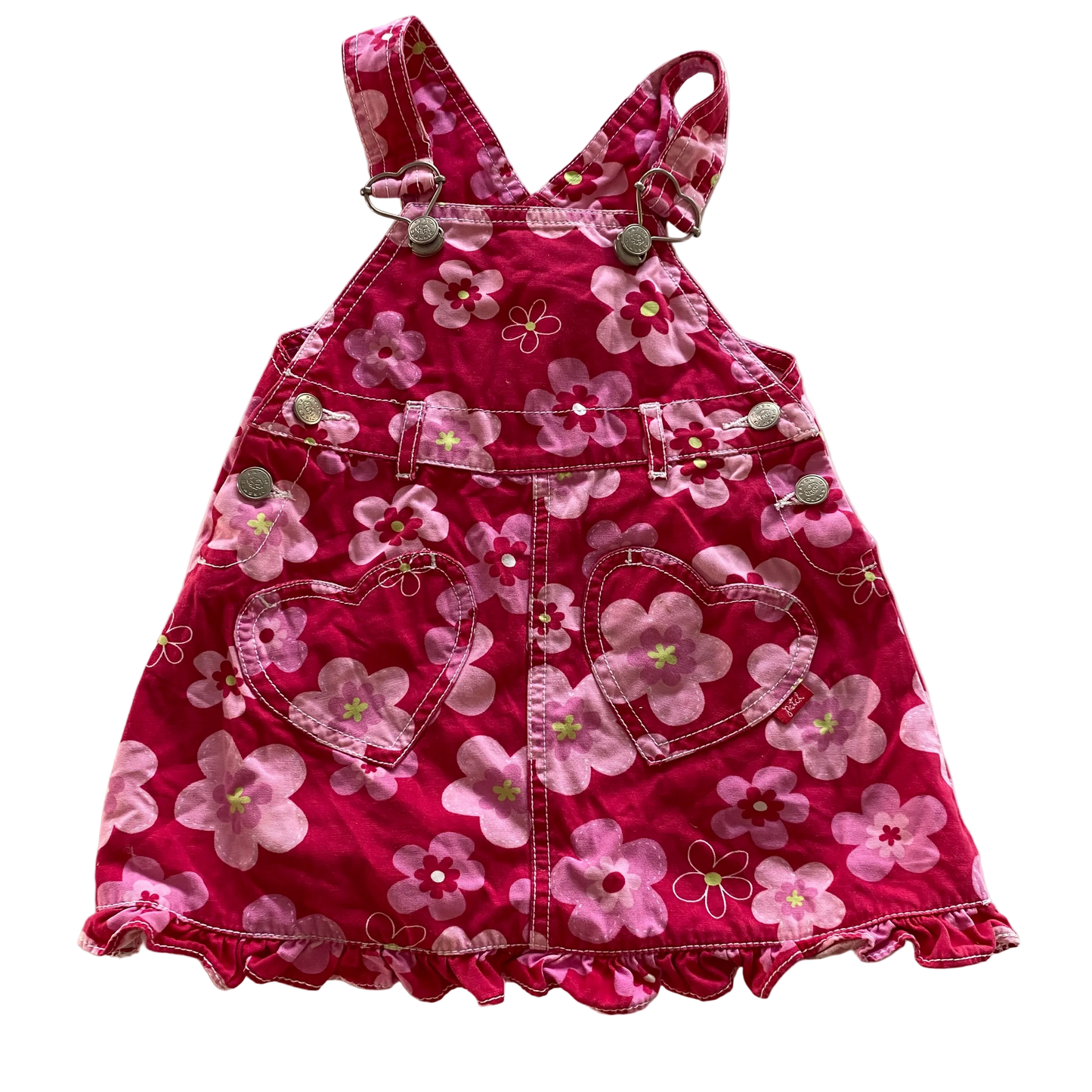 Y2K Pumpkin Patch Pinafore Dress - Size 1