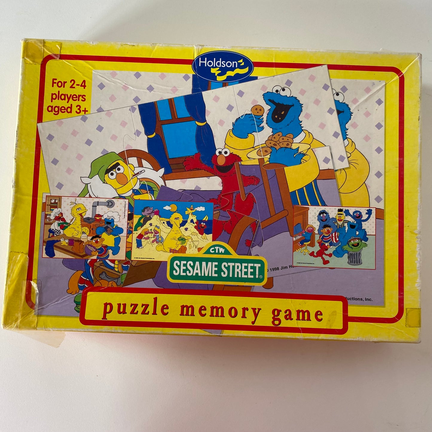 Puzzle Memory Game - Vintage Sesame Street