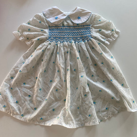 Vintage Smocked Dress - Size 1