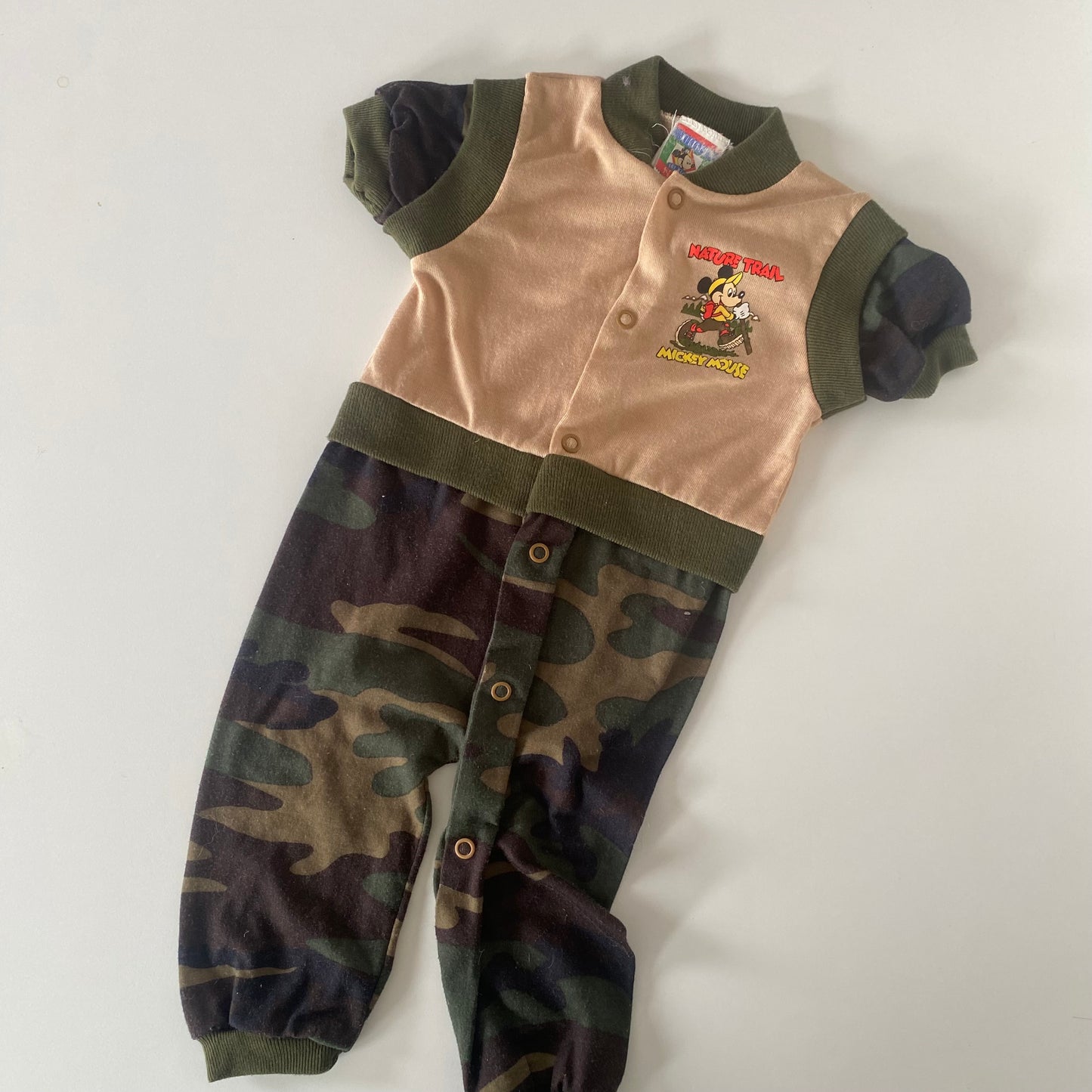 Vintage Disney Mickey Mouse Romper - Size 3-6M