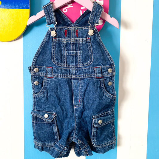 Vintage Denim Shortalls - Size 12-18M