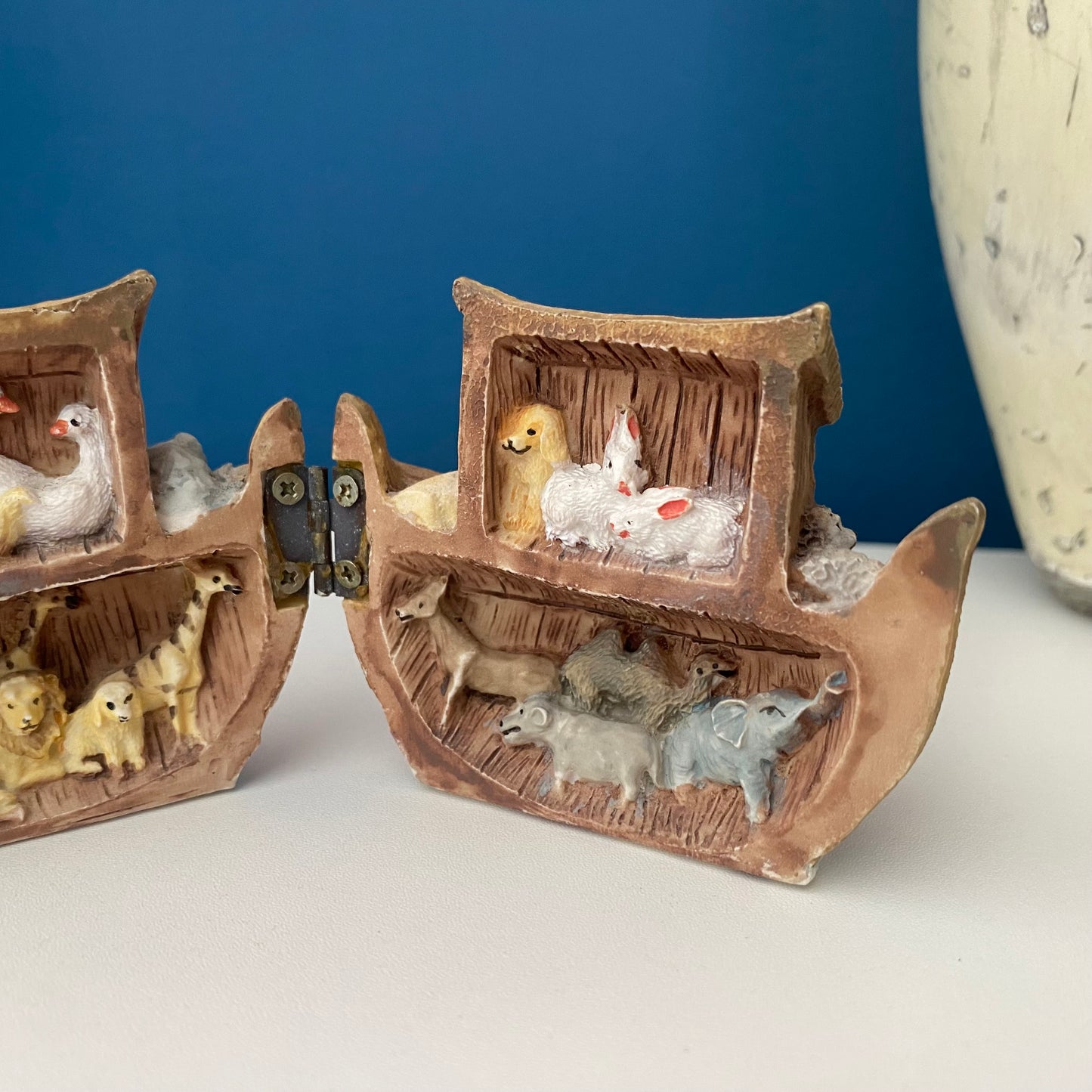 Noah’s Ark Hinged Trinket Box