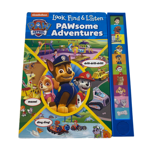 Paw Patrol Look & Find Sound Book