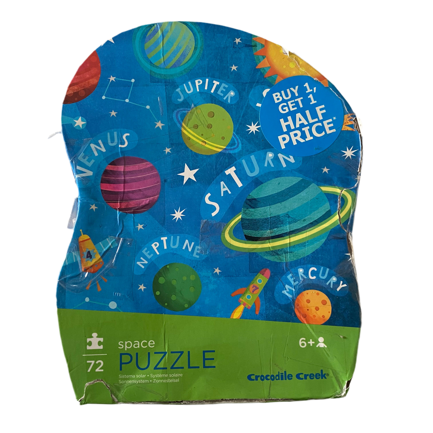 Crocodile Creek Space 72 Piece Puzzle