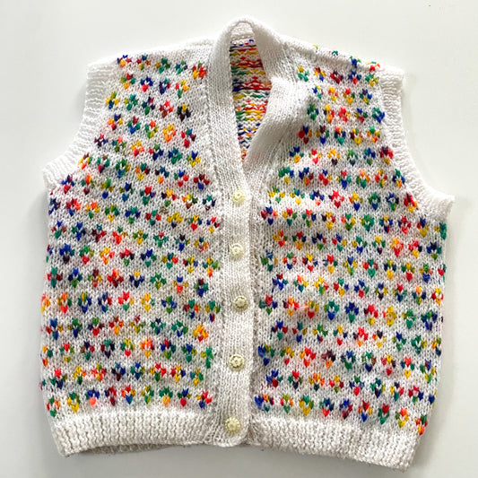 Handmade Knit Vest - Size 3-6Y