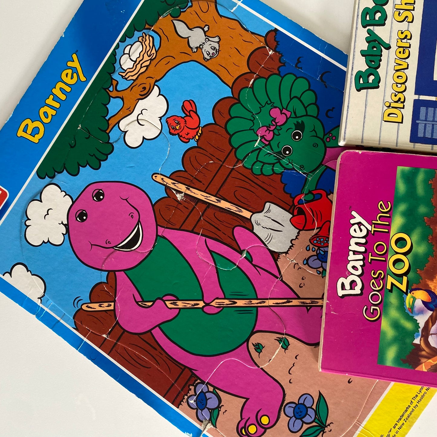 Puzzle & Books - Barney