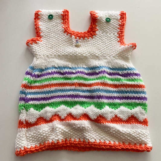 Handmade Knit Dress - Size 2-5Y