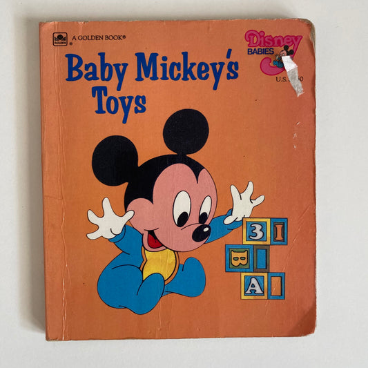 Book - Vintage Baby Mickey’s Toys