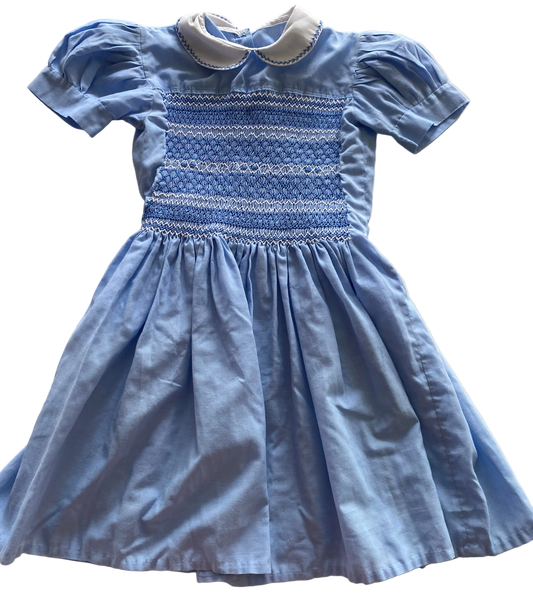 Vintage Smocked Dress - Size 3