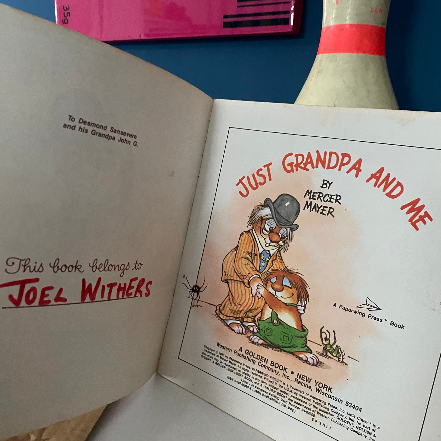 Mercer Mayer Little Critters Just Grandpa & Me Book