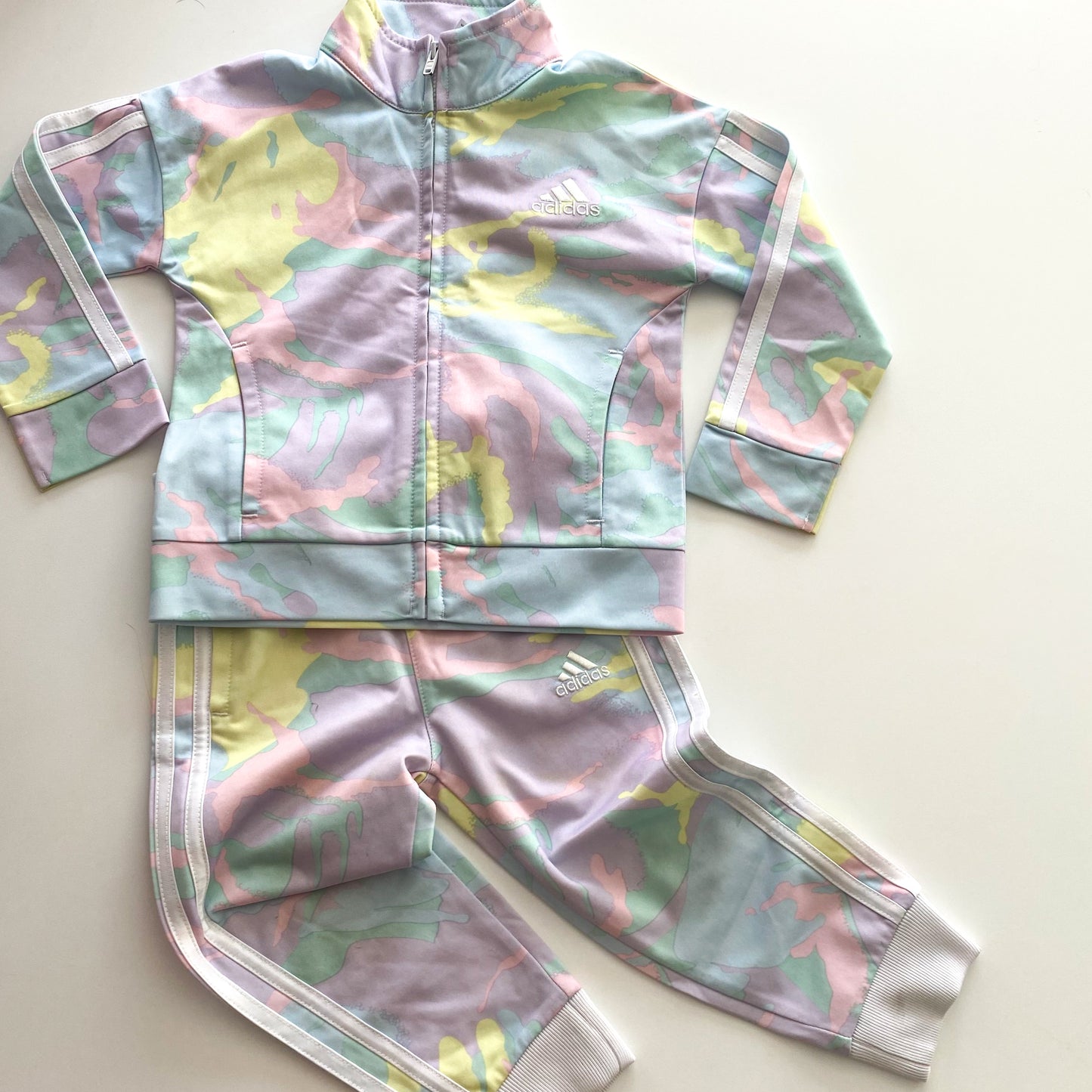 ADIDAS Pastel Tracksuit - Size 2