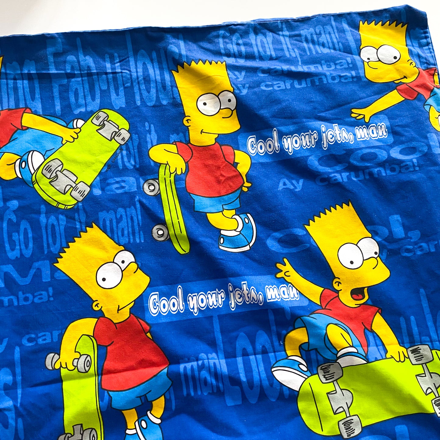 Vintage Bart Simpson Single Duvet Cover