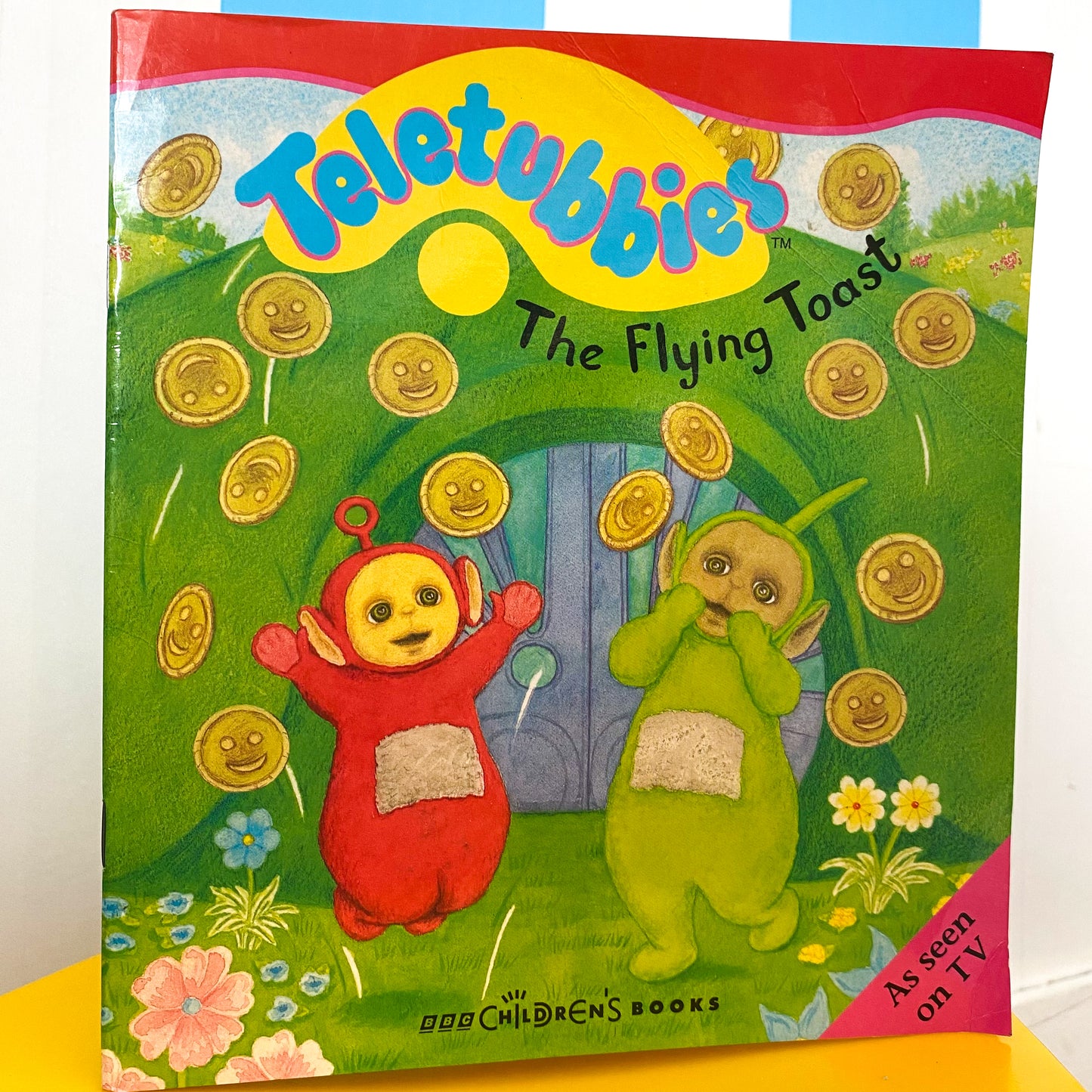 Vintage Teletubbies The Flying Toast Book