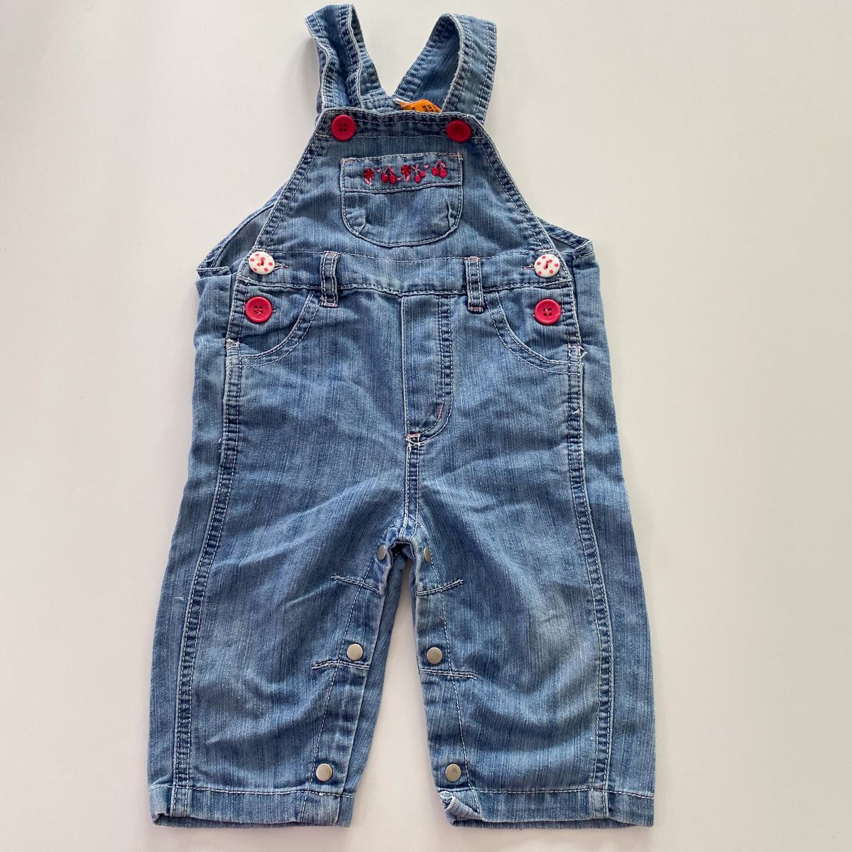 Pumpkin Patch Overalls - Size 3-6M