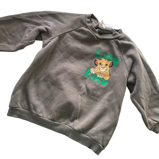 H&M Lion King Jumper - Size 12M