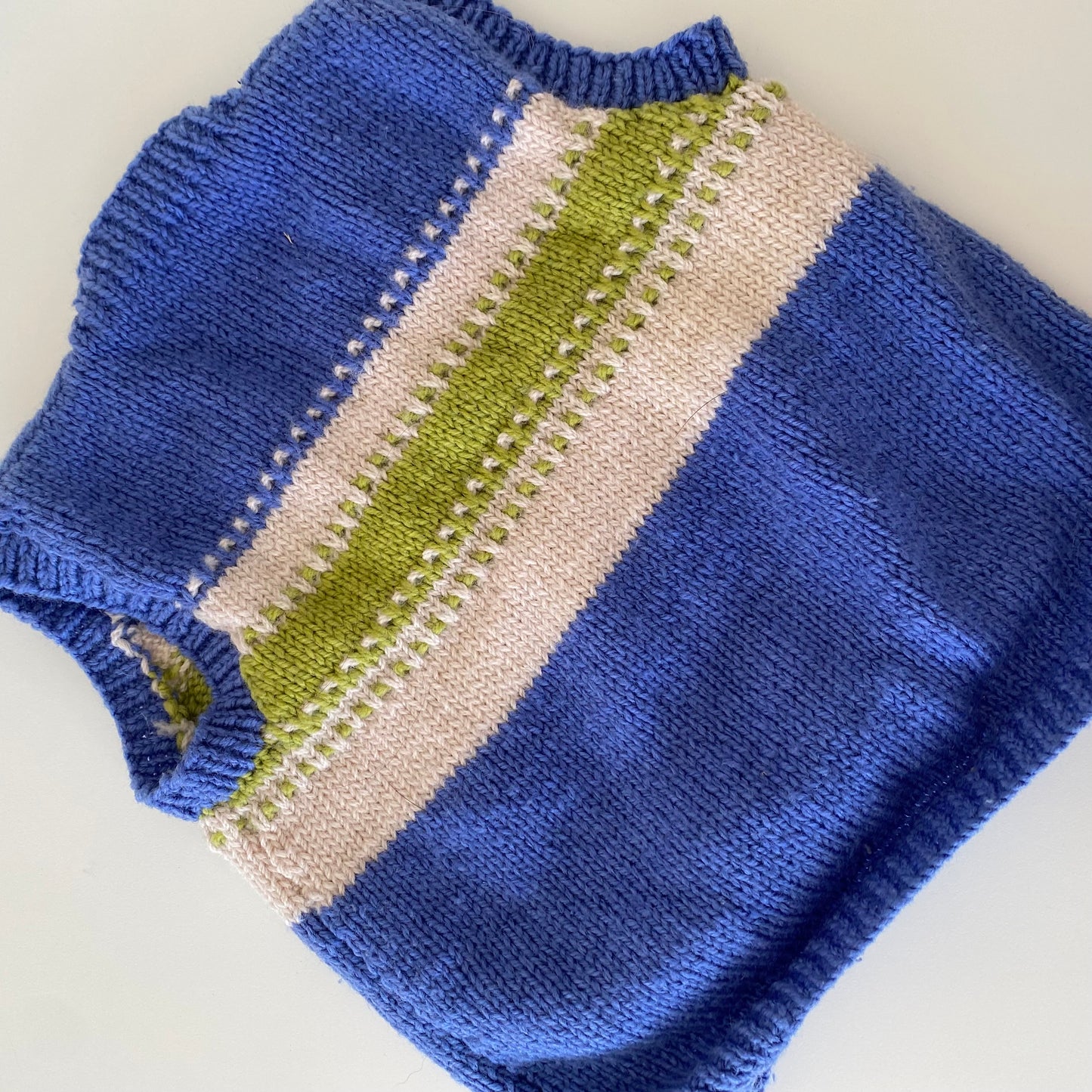 Handmade Knit Vest - Size 6-12M