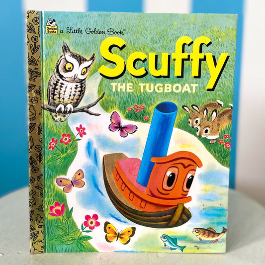 Little Golden Book Scruffy The Tug Boat