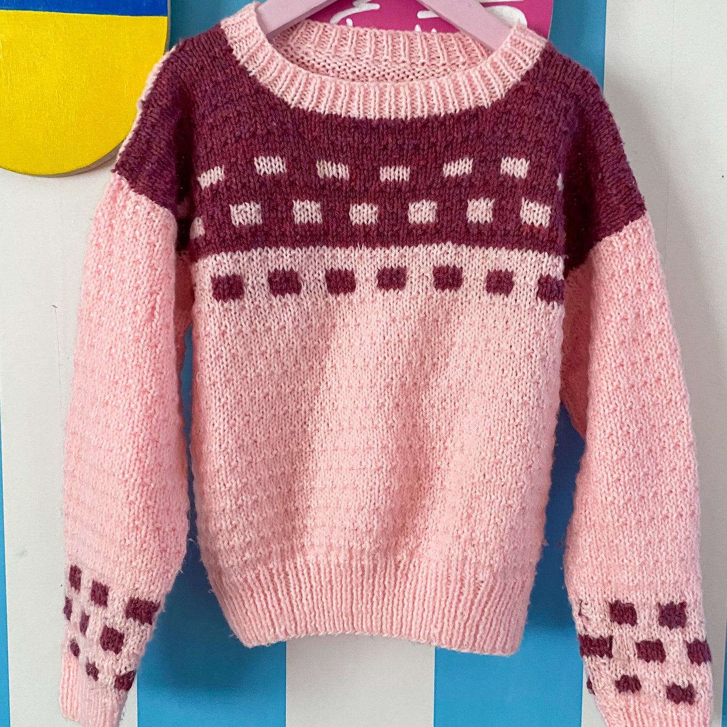 Handmade Knit Jumper - Size 4-5Y