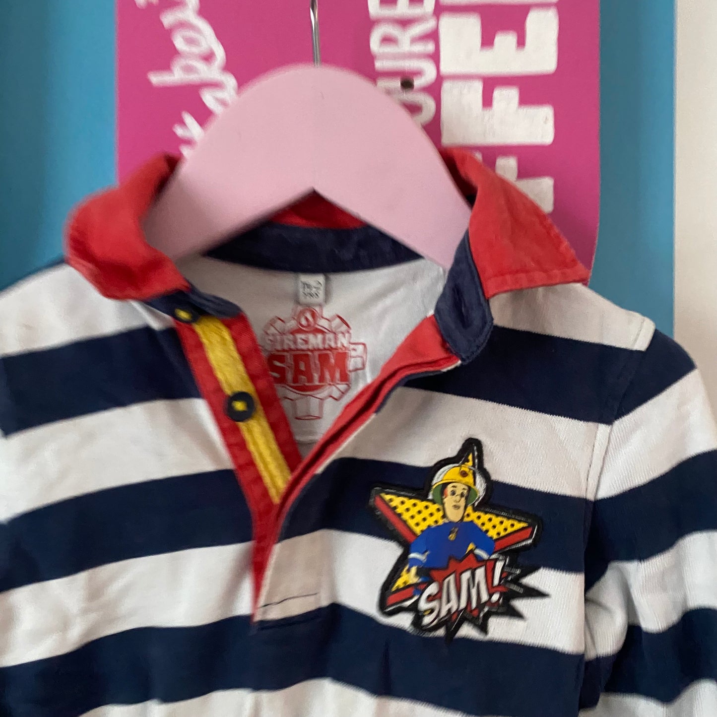 Fireman Sam Long Sleeve Top - Size 1-2Y
