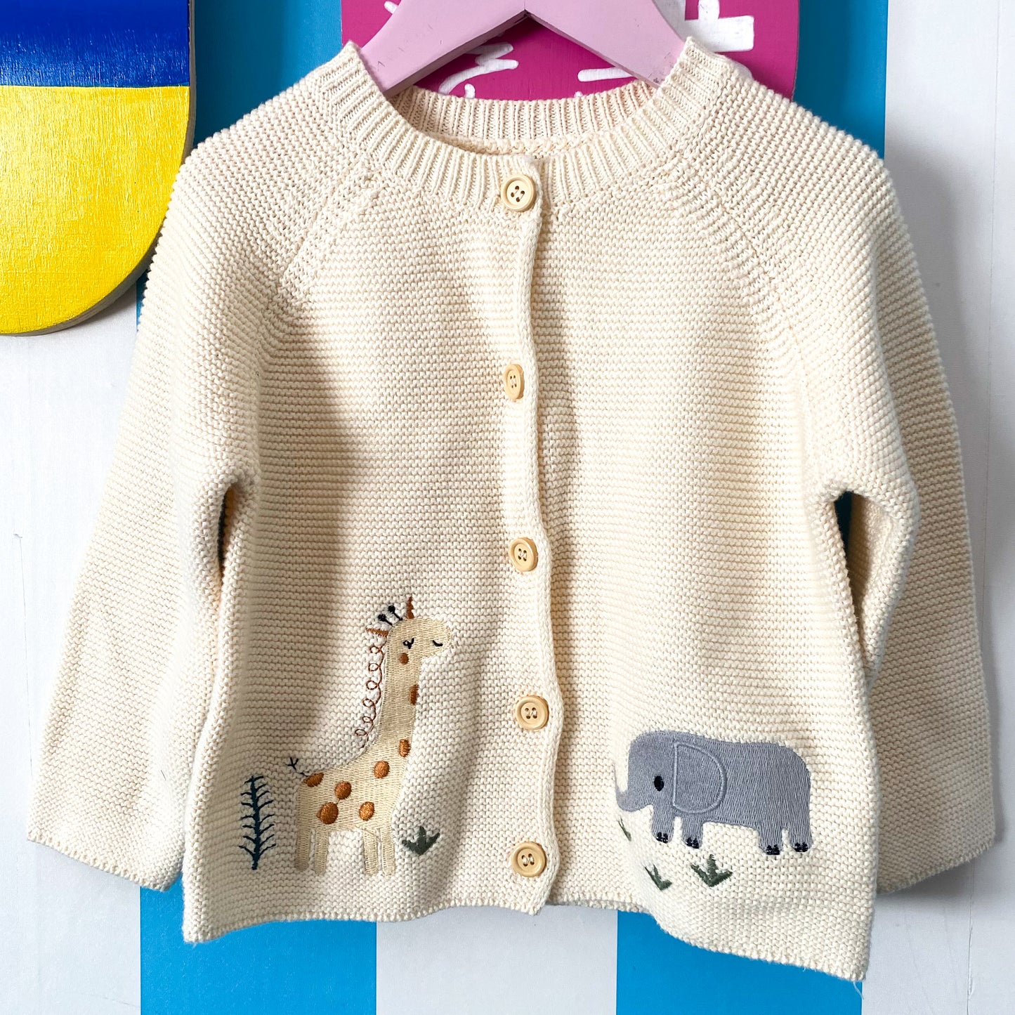 Animal Embroidery Cardigan- Size 2