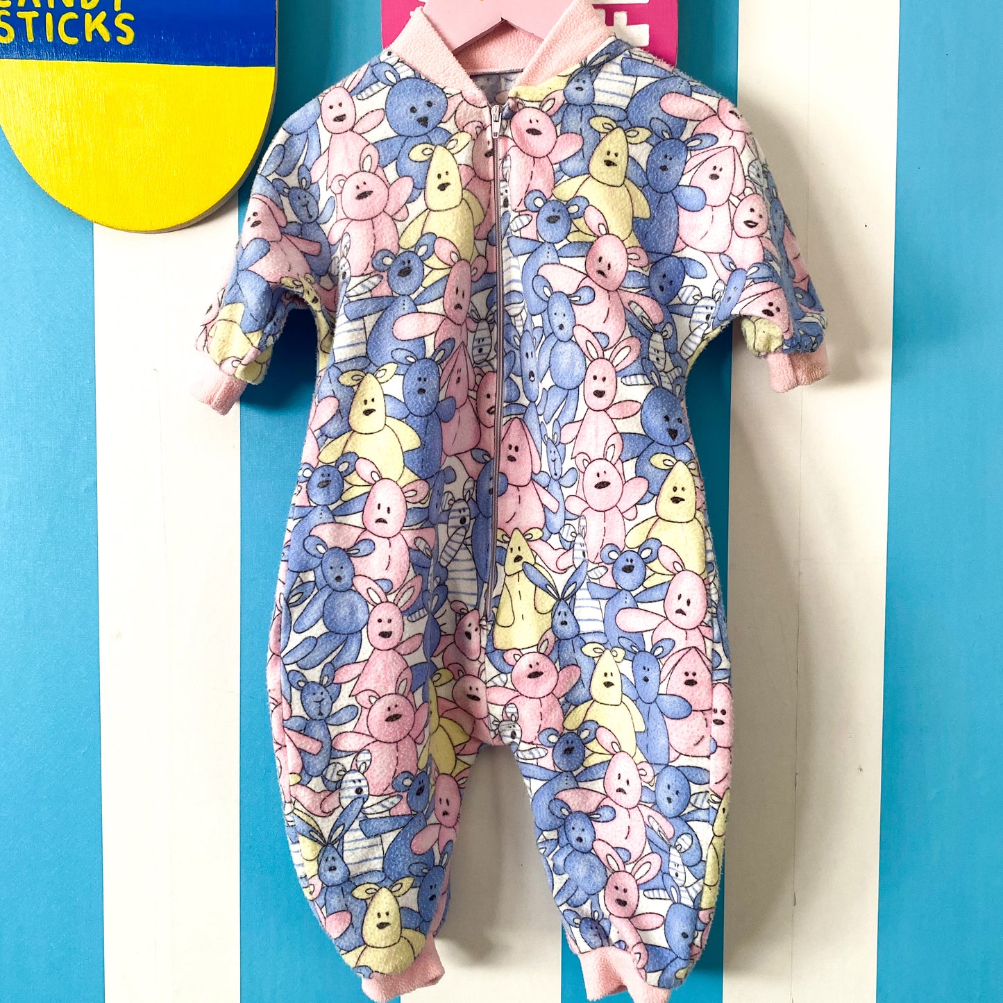 Vintage Handmade Flannel Suit - Size 1
