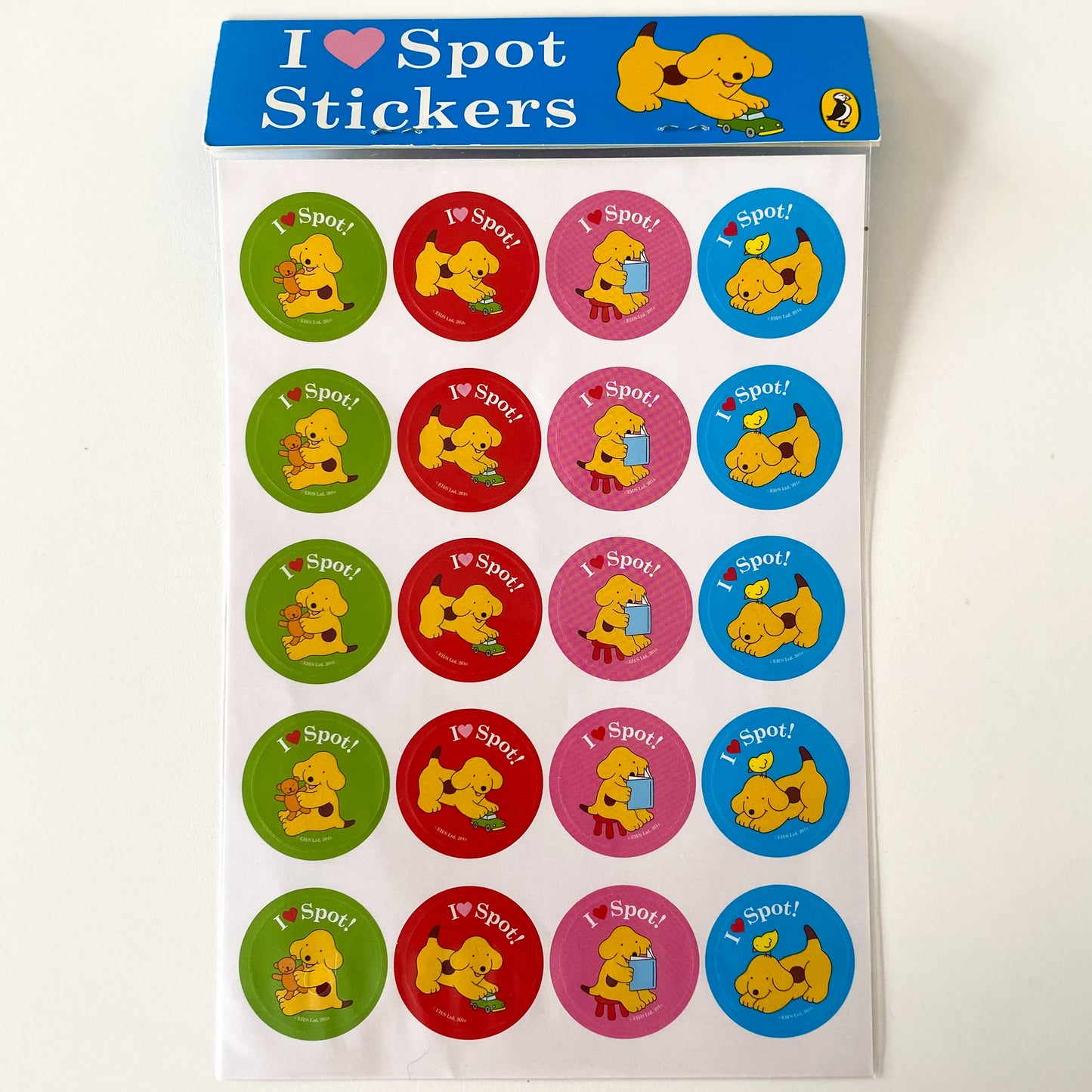 I Love Spot Stickers (40 Pack)