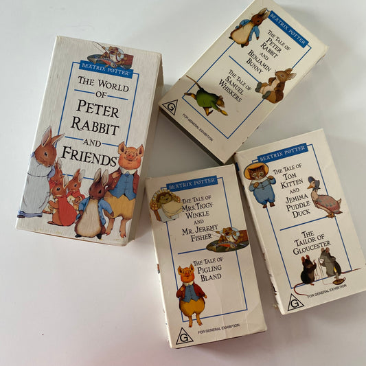 VHS Set - Peter Rabbit & Friends