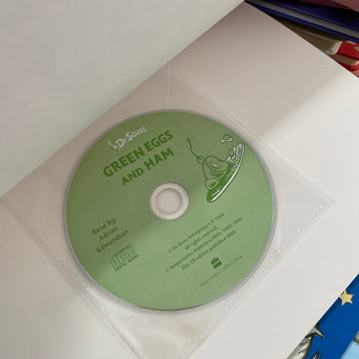 Dr Seuss Green Eggs & Ham Book & CD