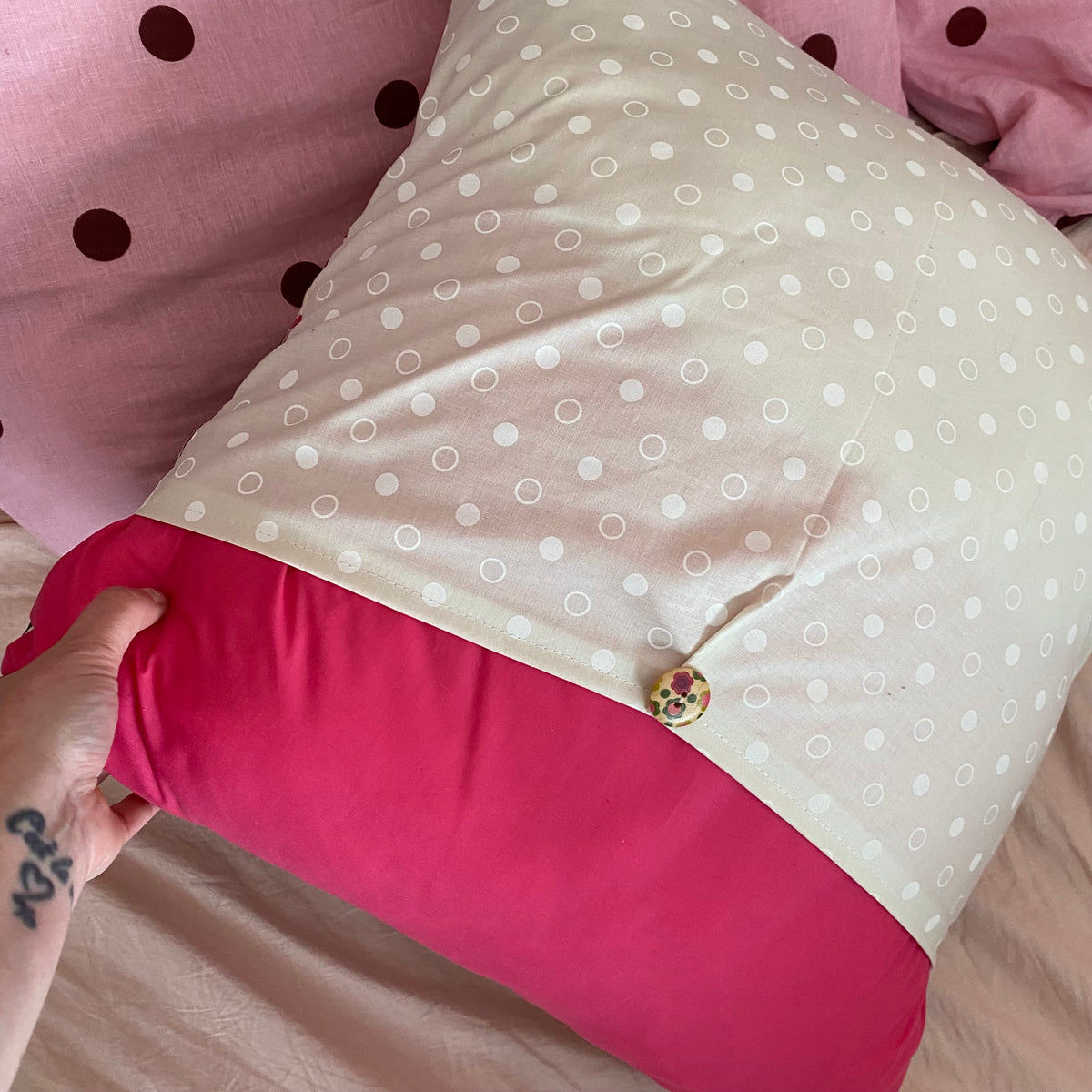 Large Handmade Flower Fairy Cushion