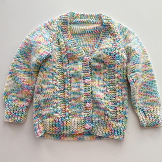 Handmade Knit Cardigan - Size 1