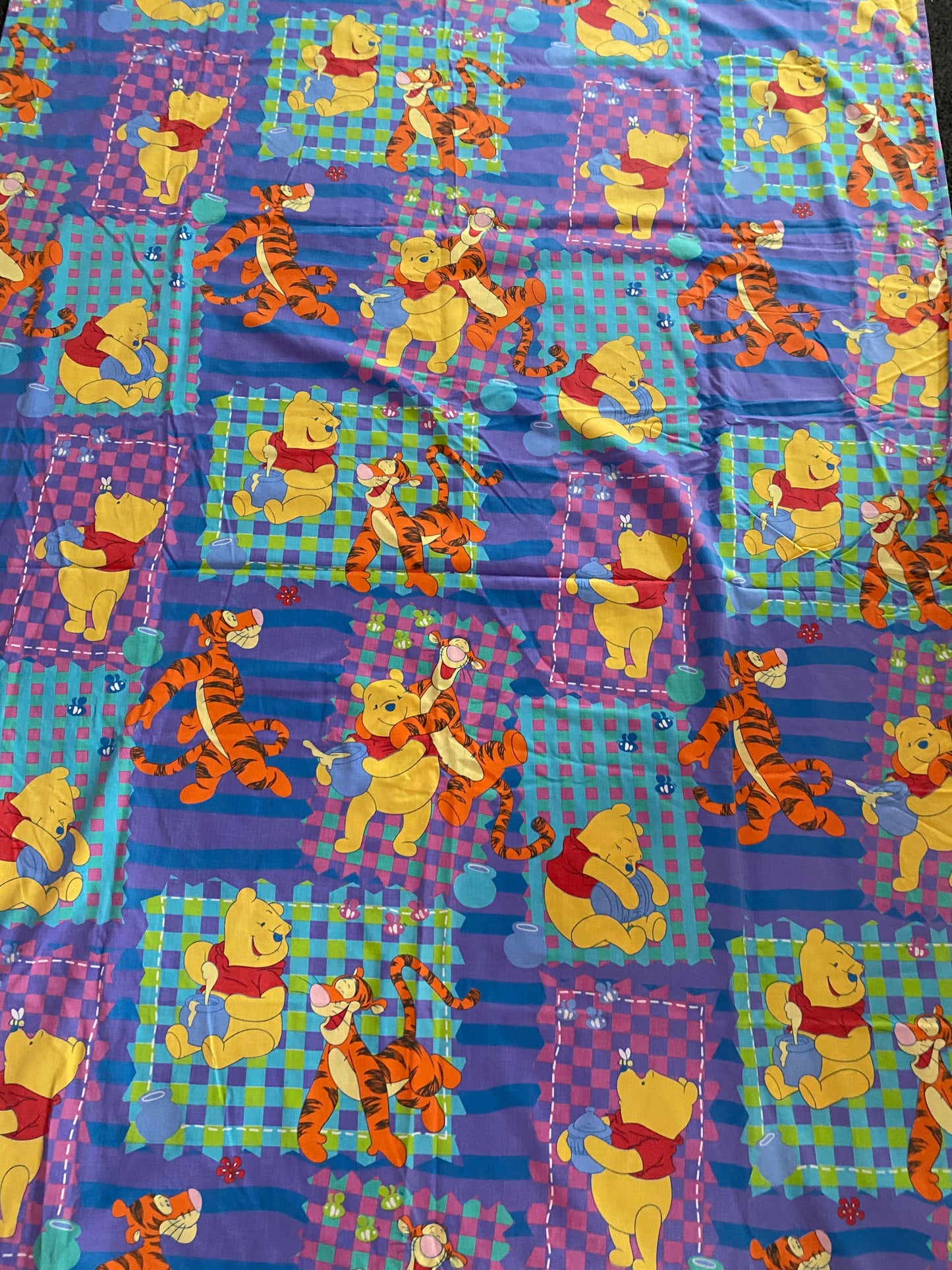 Vintage Disney Winnie The Pooh Single Duvet Cover