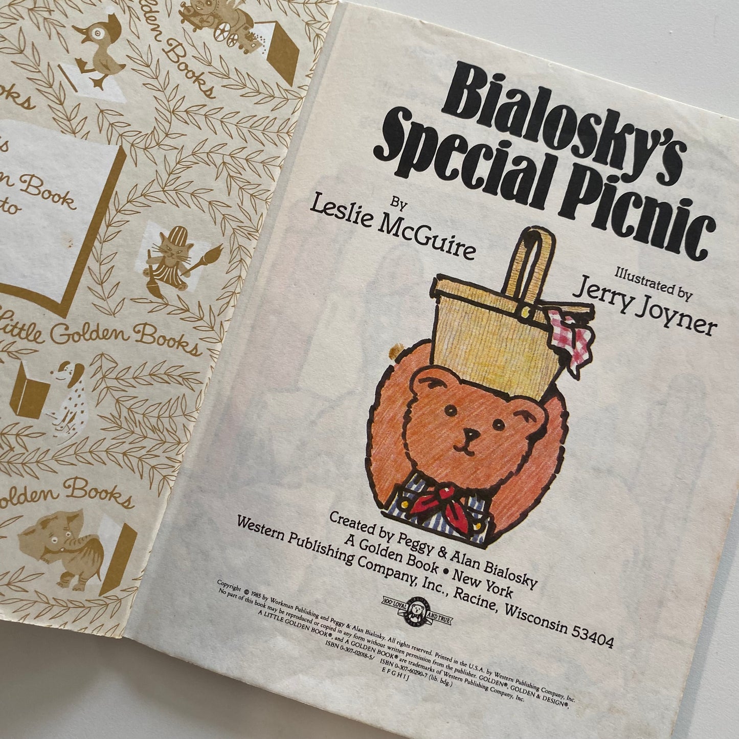 Book - Little Golden Bialosky’s Special Picnic