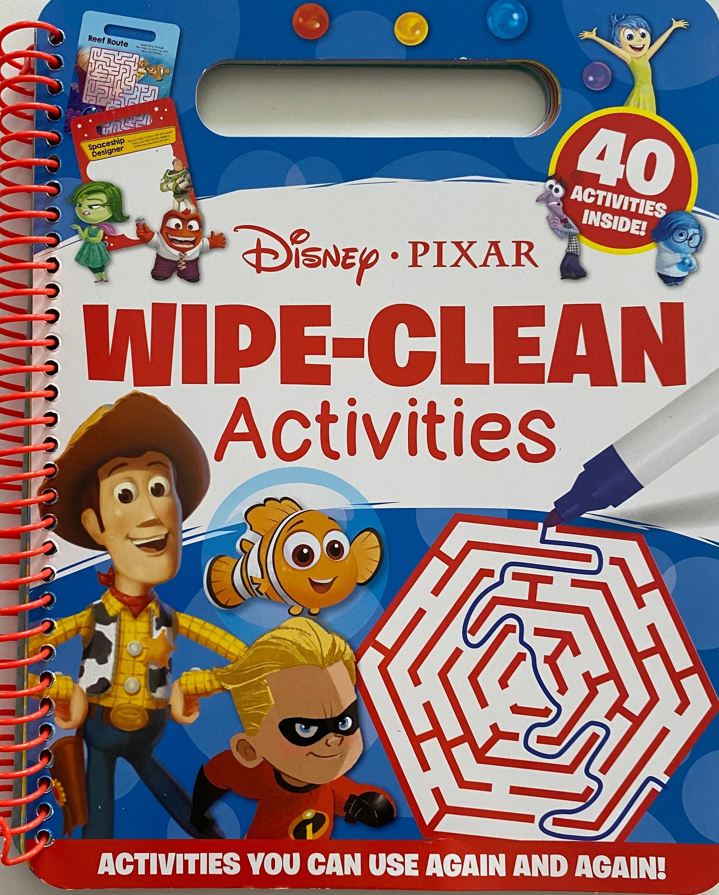 Disney Pixar Wipe Clean Activities Book