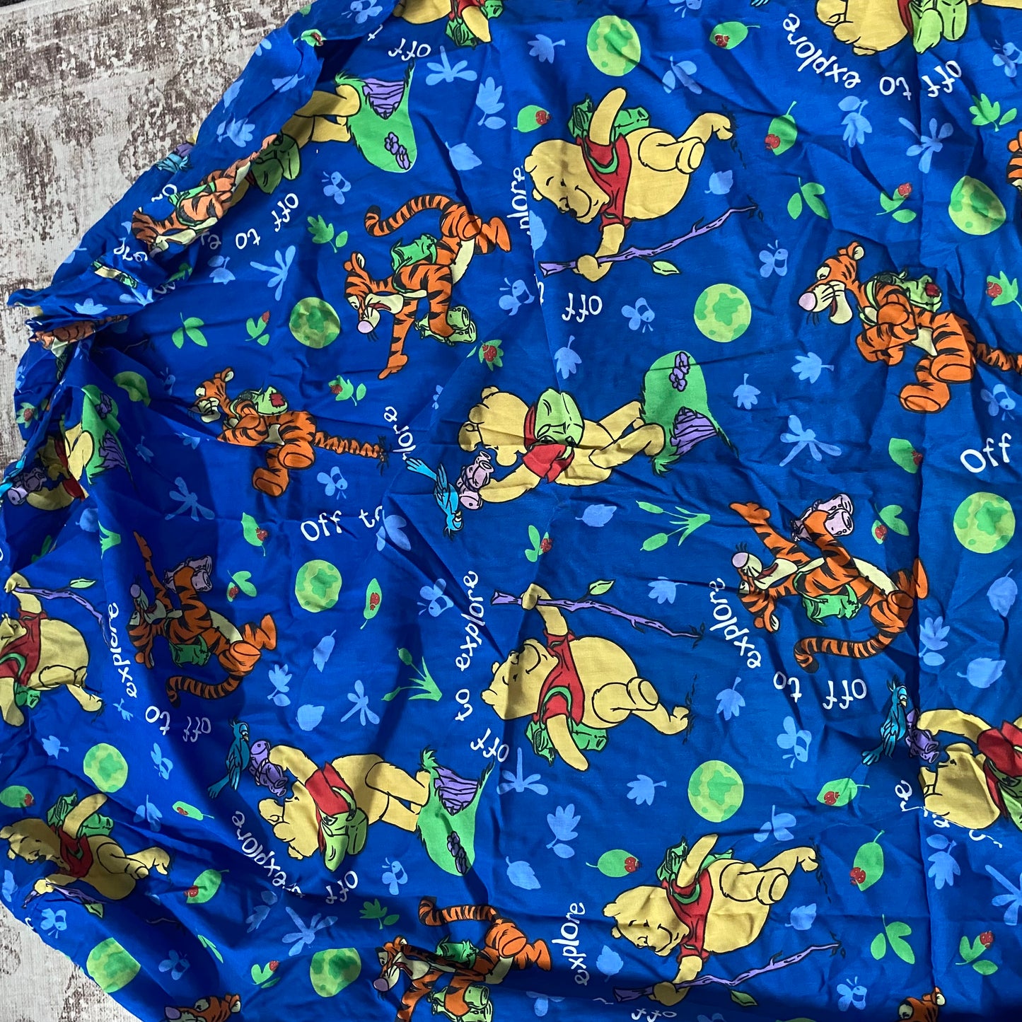 Vintage Disney Winnie The Pooh Single Fitted Sheet