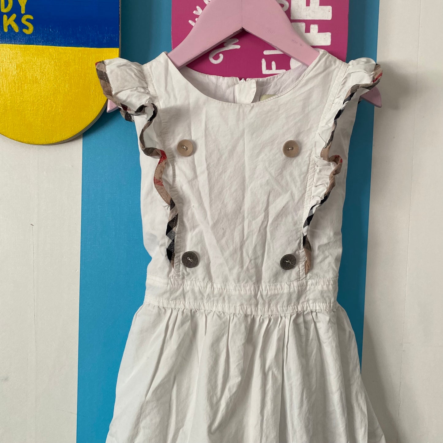 Burberry Dupe Dress - Size 4
