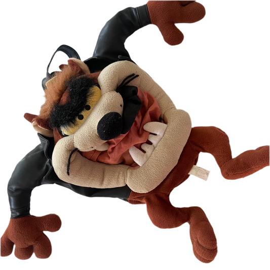 Vintage Loony Tunes Taz Plush Backpack