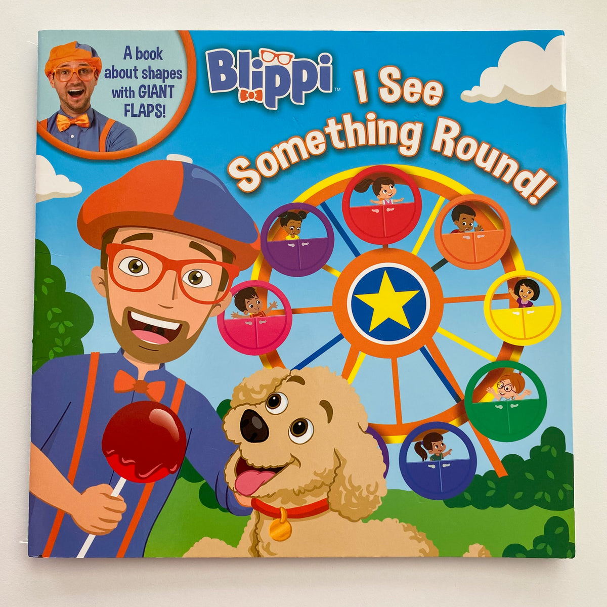 Blippi I See Something Round Giant Flap Book