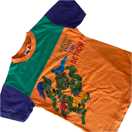 Vintage TMNT Ninja Turtles TROLLS Top - Size 10