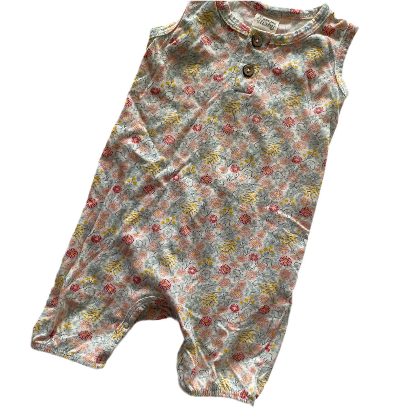 Nature Baby Floral Romper - Size 3-6M